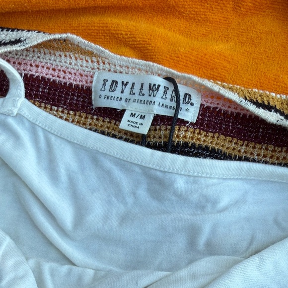 Idyllwind Colorful Knit Midi Dress granny squares burgundy pink - Picture 11 of 13